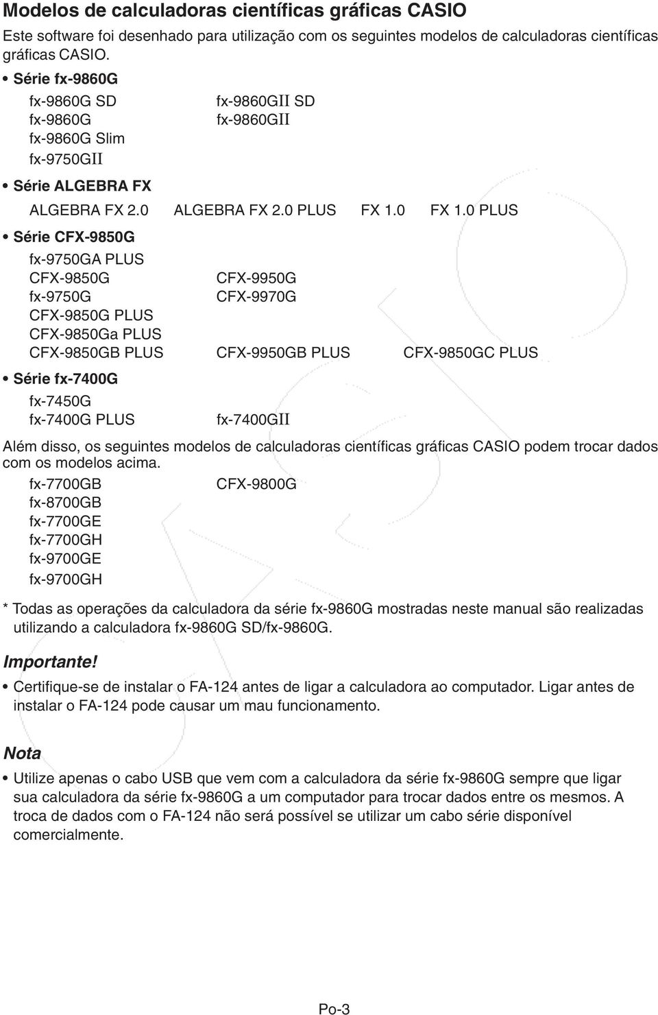 Casio fx 9750g plus manual